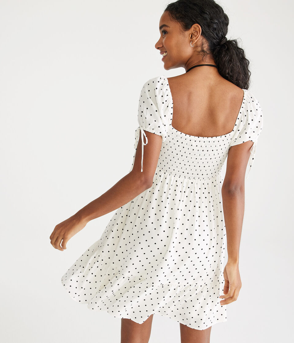 Polka Dot Sweetheart Babydoll Dress