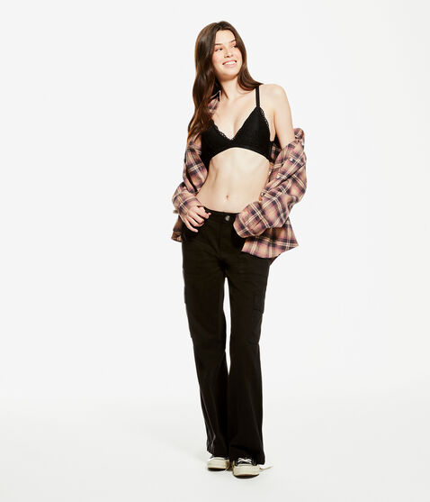 Ditsy Lace Triangle Bralette