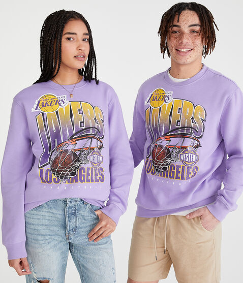Los Angeles Lakers Crew Sweatshirt Los Angeles Lakers Crew Sweatshirt