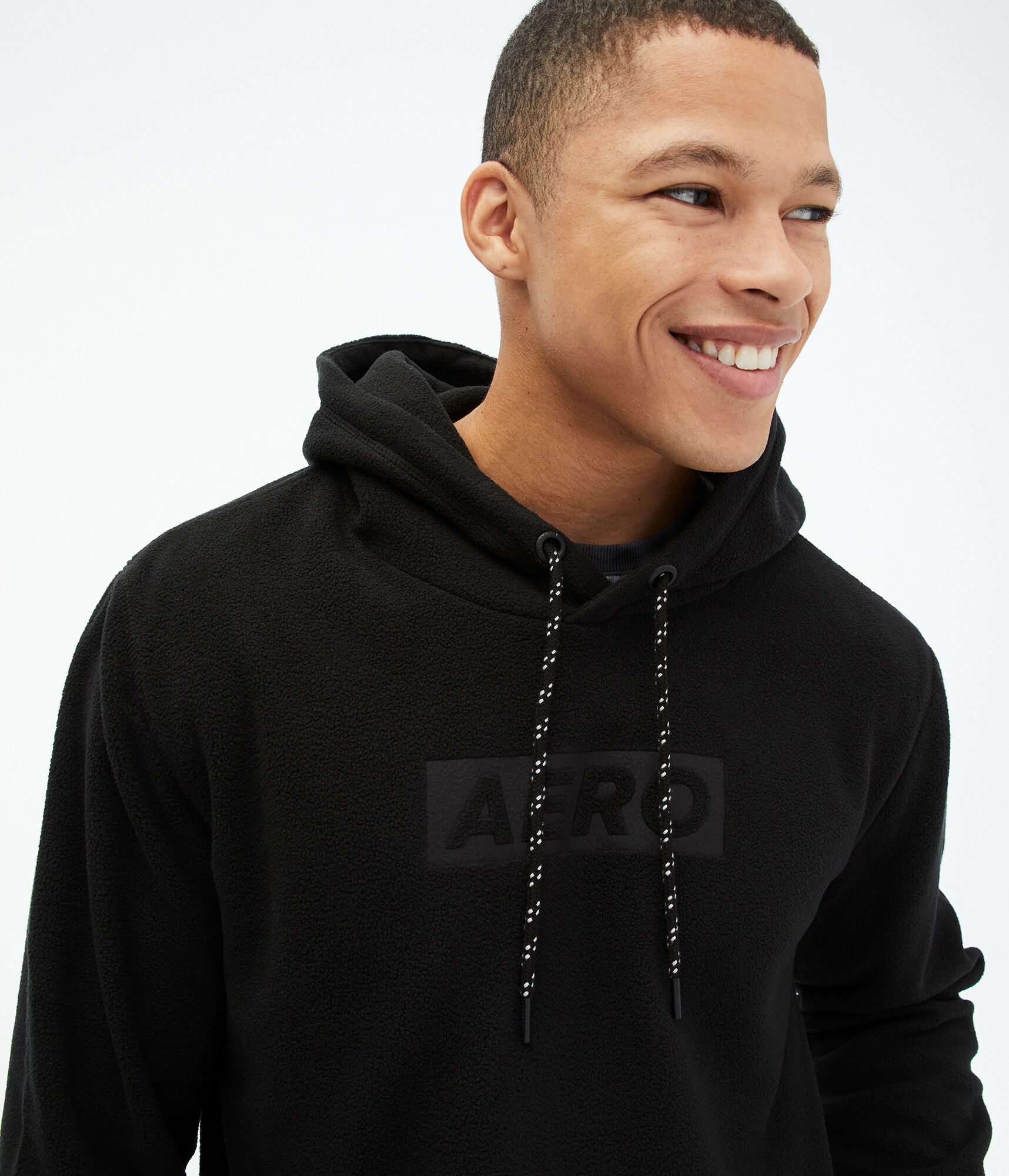 Tonal Logo Polyfleece Pullover Hoodie