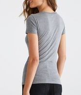 Aeropostale Butterfly Appliqué Graphic Tee