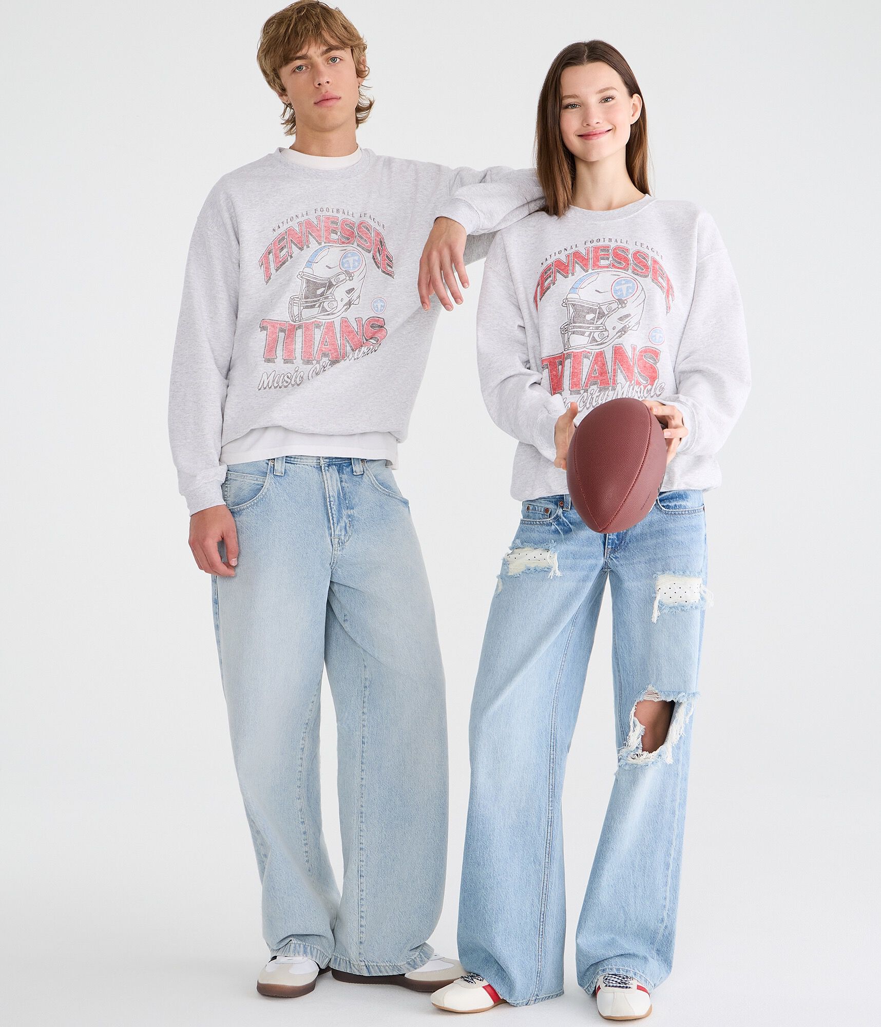 Tennessee Titans Helmet Crew Sweatshirt