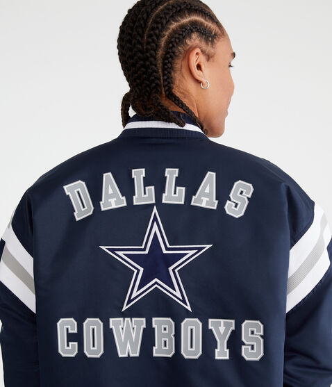 Dallas Cowboys Striped Bomber Jacket