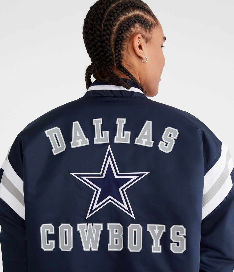 Dallas Cowboys Striped Bomber Jacket