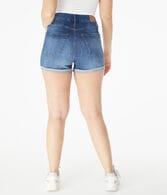 Super High-Rise Curvy Premium Seriously Stretchy Denim Midi Shorts