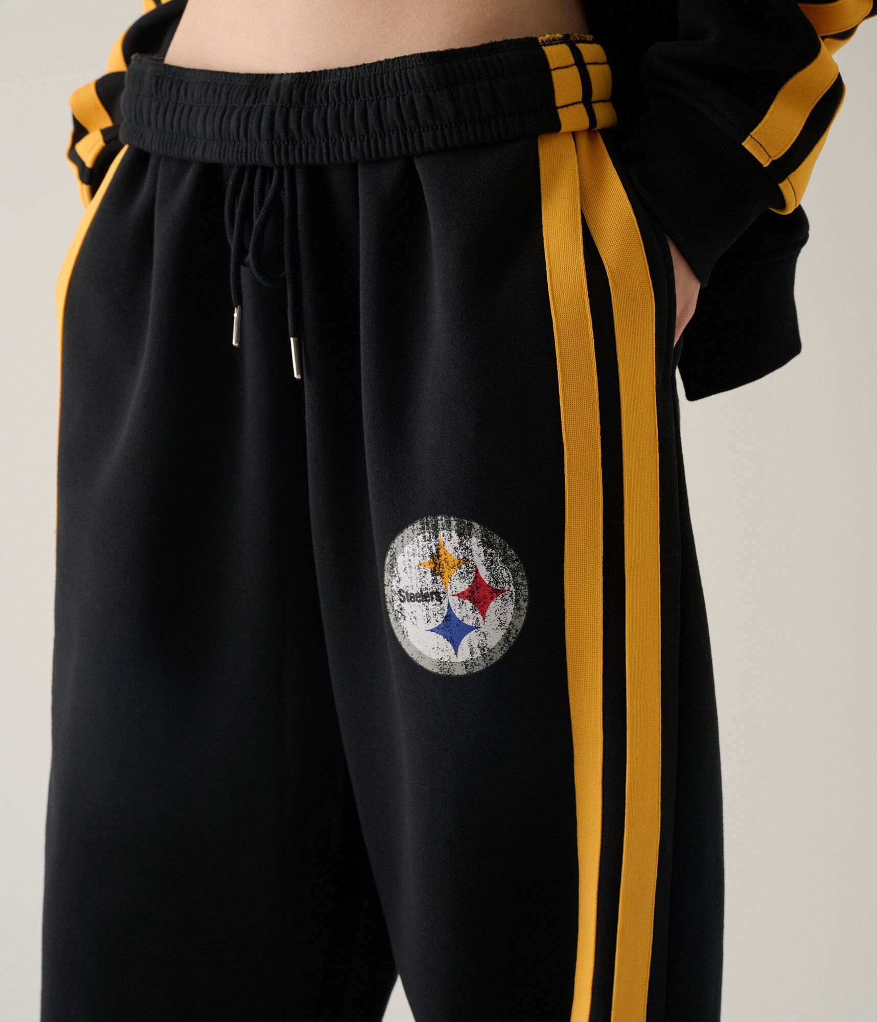 Pittsburgh Steelers Baggy Fleece Track Pants