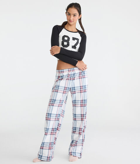 Plaid Polyfleece Sleep Pants Plaid Polyfleece Sleep Pants