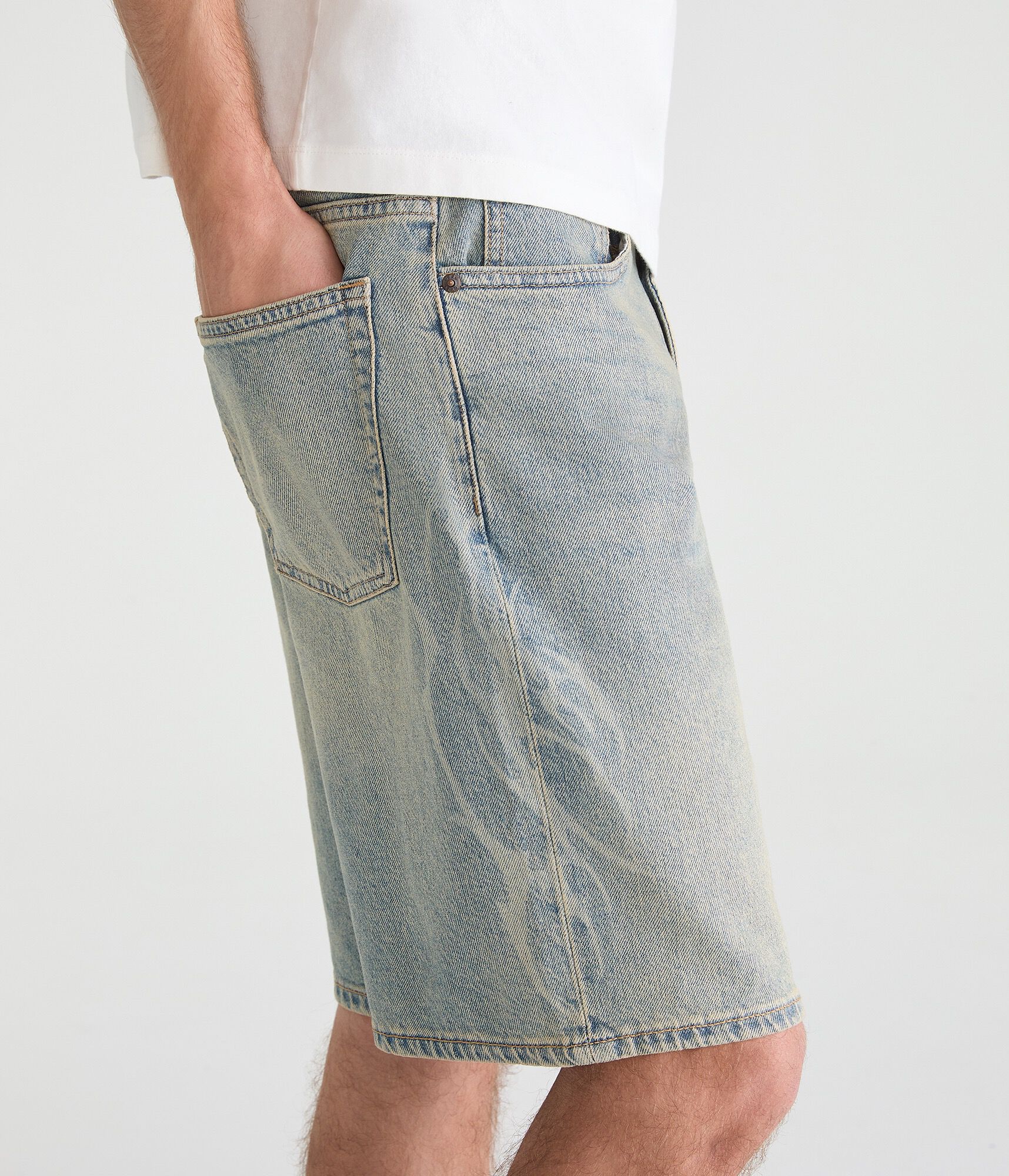 Baggy Denim Shorts 9"