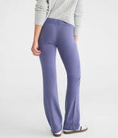 Solid Fit & Flare Sweatpants