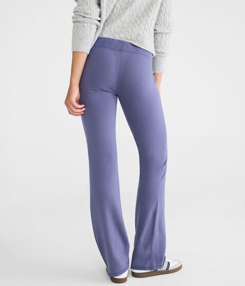 Solid Fit & Flare Sweatpants