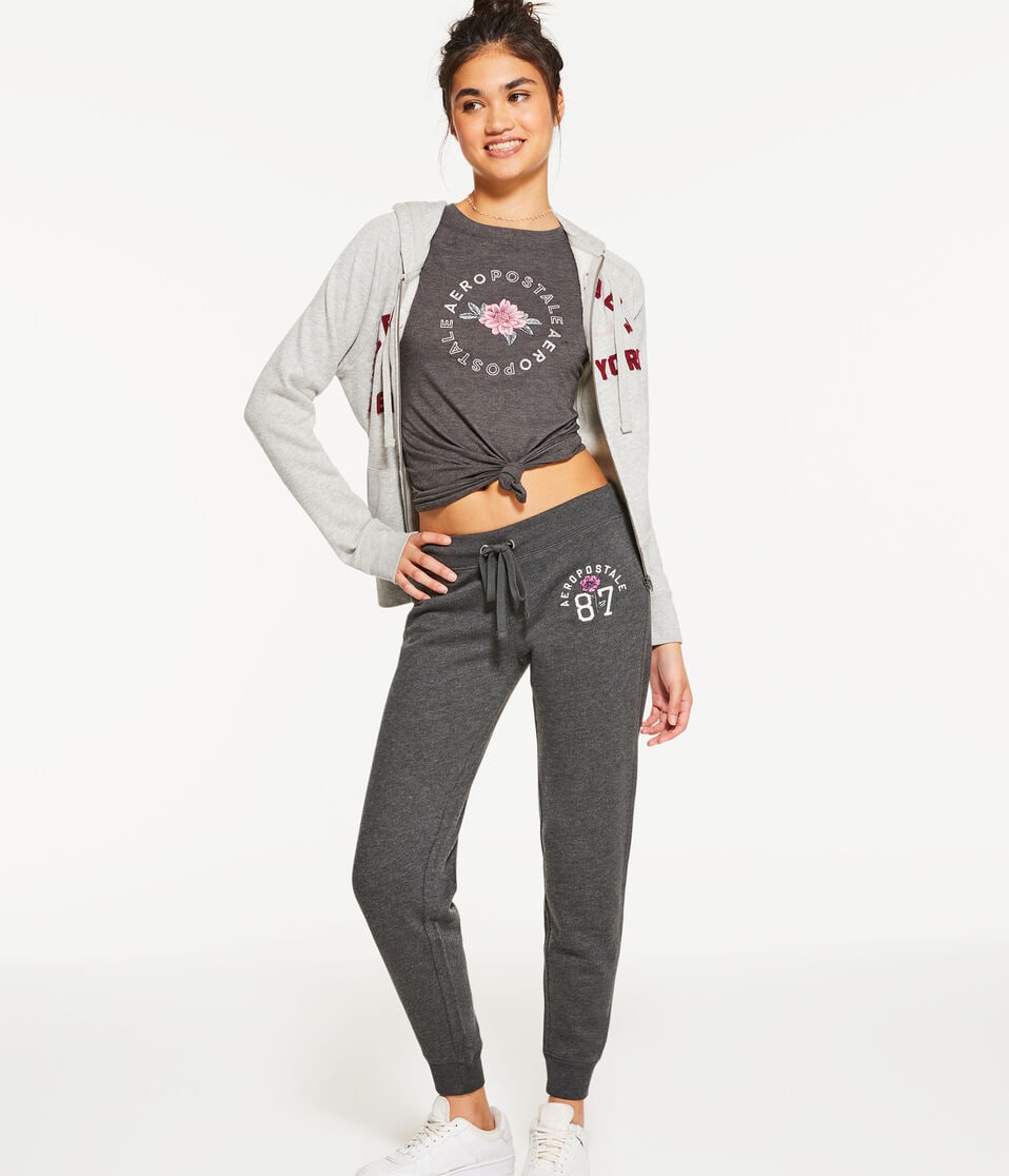 Aeropostale 87 Flower Jogger Sweatpants