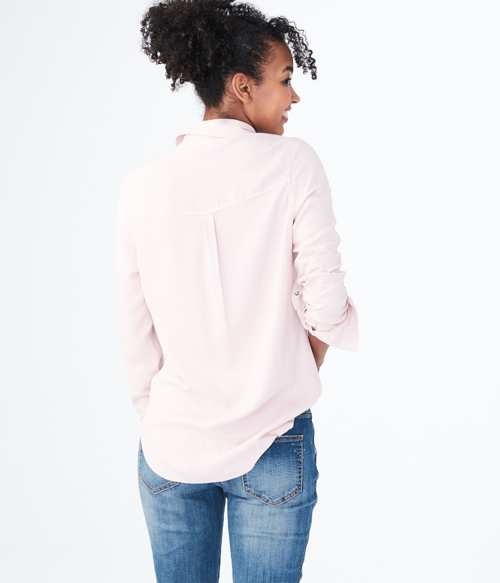 Long Sleeve Utility Woven Shirt