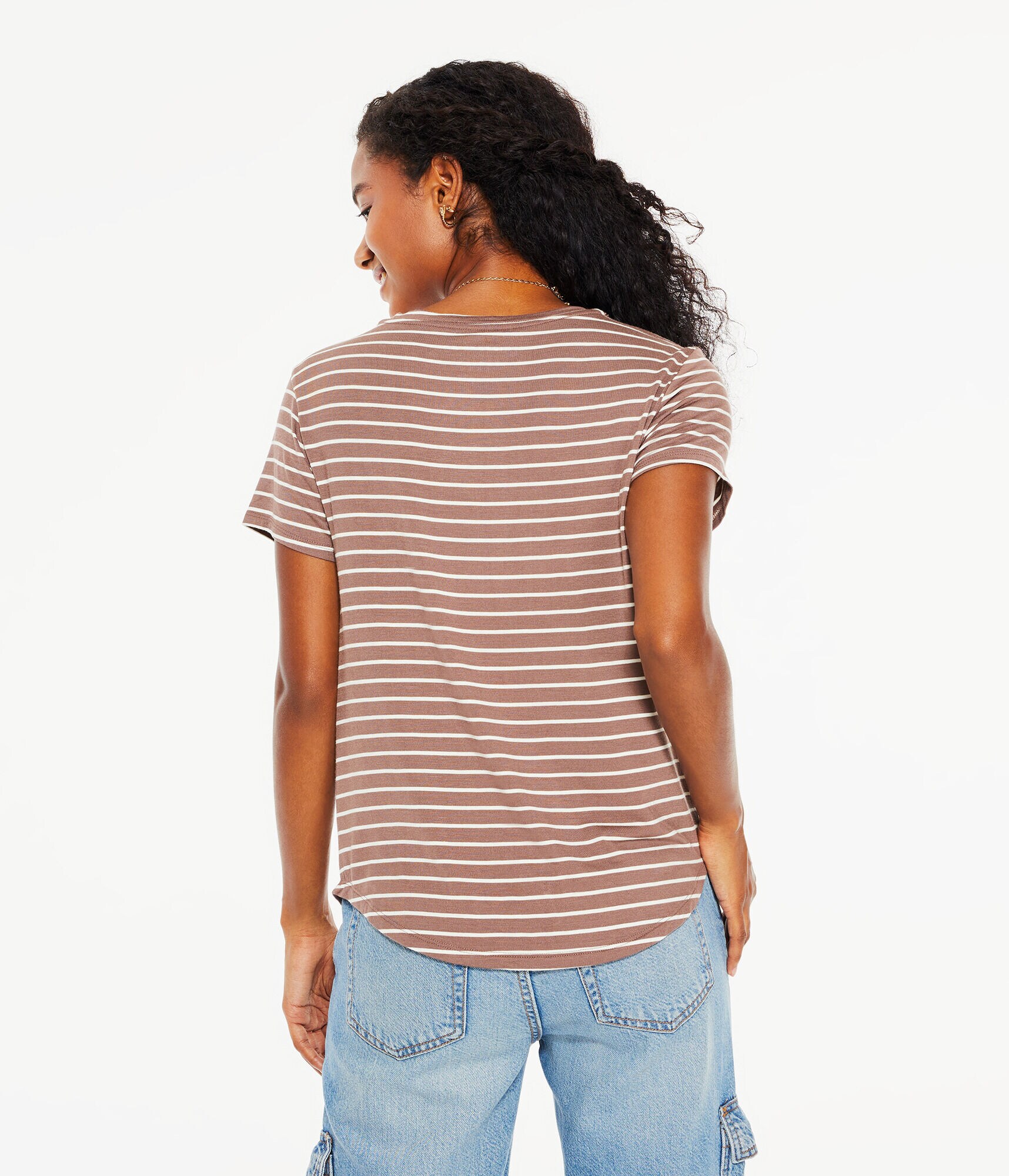 Seriously Soft Striped Crew Tee