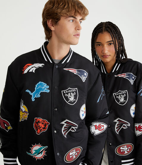 NFL Team Logos Bomber Jacket NFL Team Logos Bomber Jacket