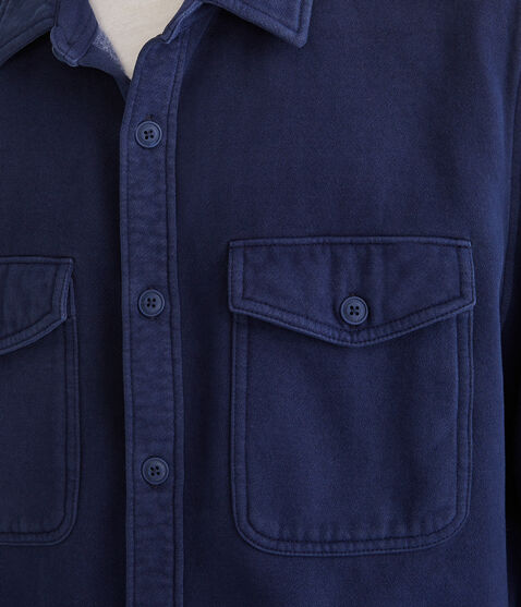 Long Sleeve Fleece Overshirt