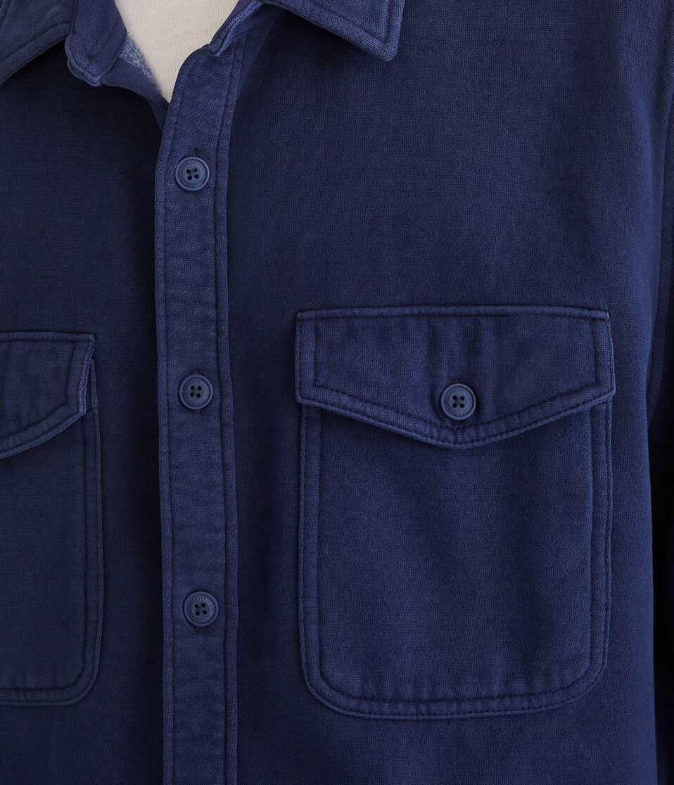 Long Sleeve Fleece Overshirt