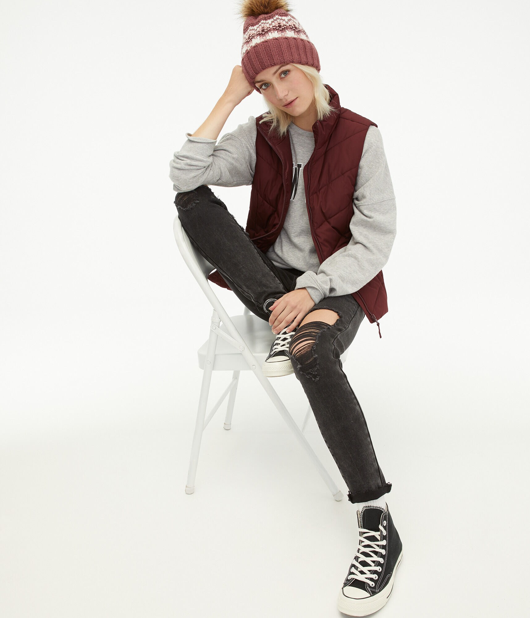 Chevron Lightweight Puffer Vest