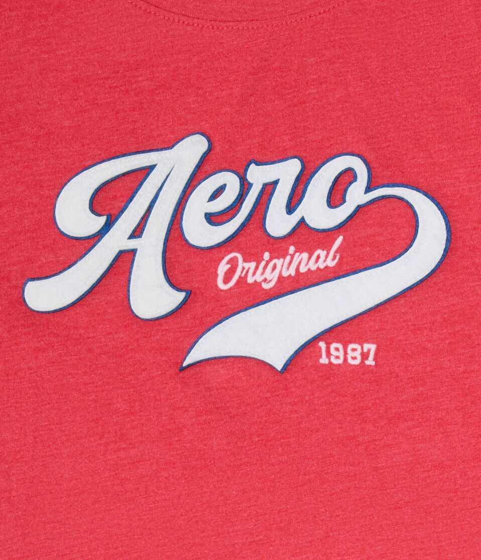 Aero Script Appliqué Graphic Tee