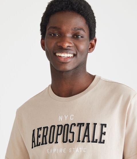 Aeropostale Empire State Appliqué Graphic Tee Aeropostale Empire State Appliqué Graphic Tee