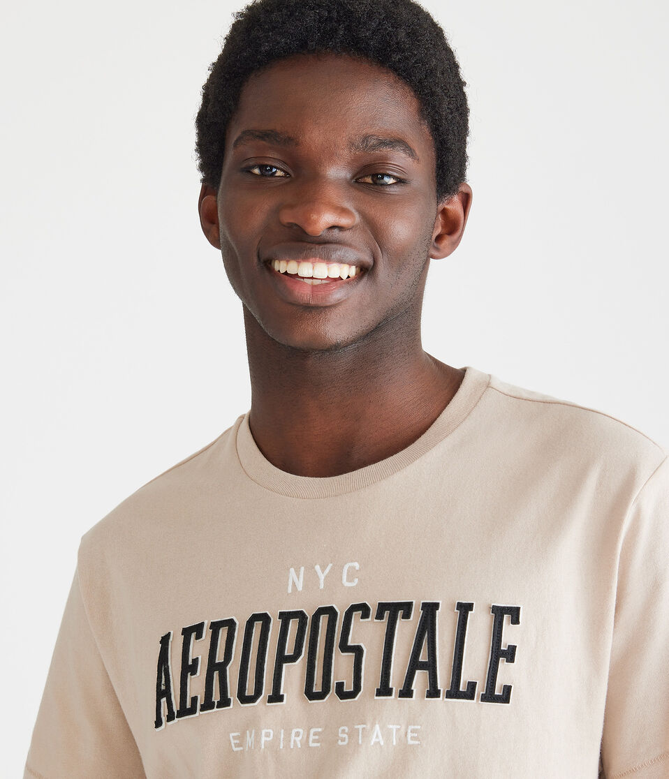 Aeropostale Empire State Appliqué Graphic Tee