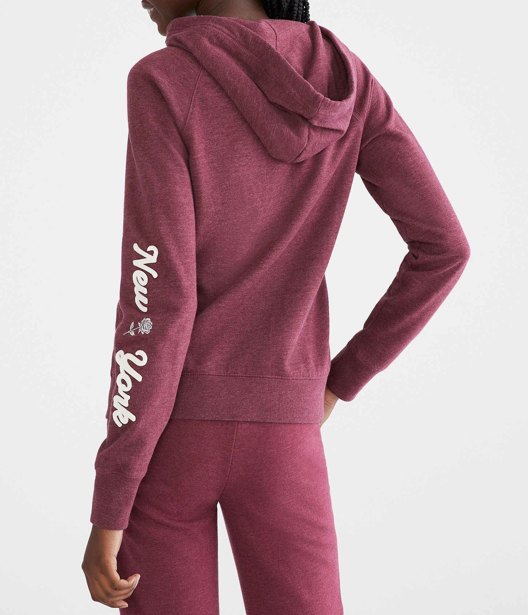 Aero NY Rose Full-Zip Hoodie