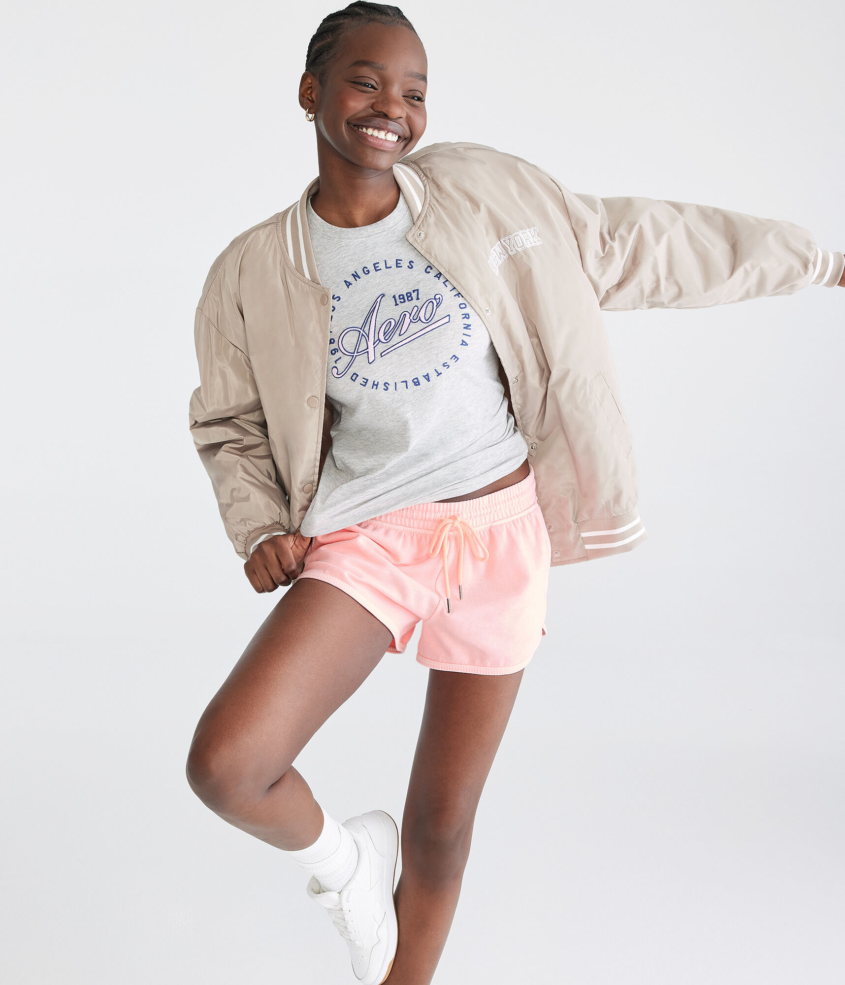 Aero Script Circle Graphic Tee