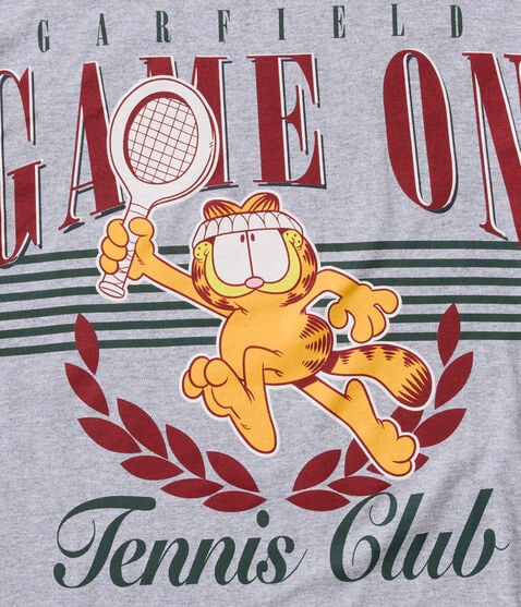Garfield Tennis Club Oversized Graphic Tee Garfield Tennis Club Oversized Graphic Tee