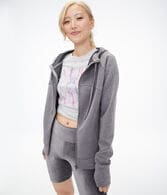 Space-Dye Hooded Scuba Jacket