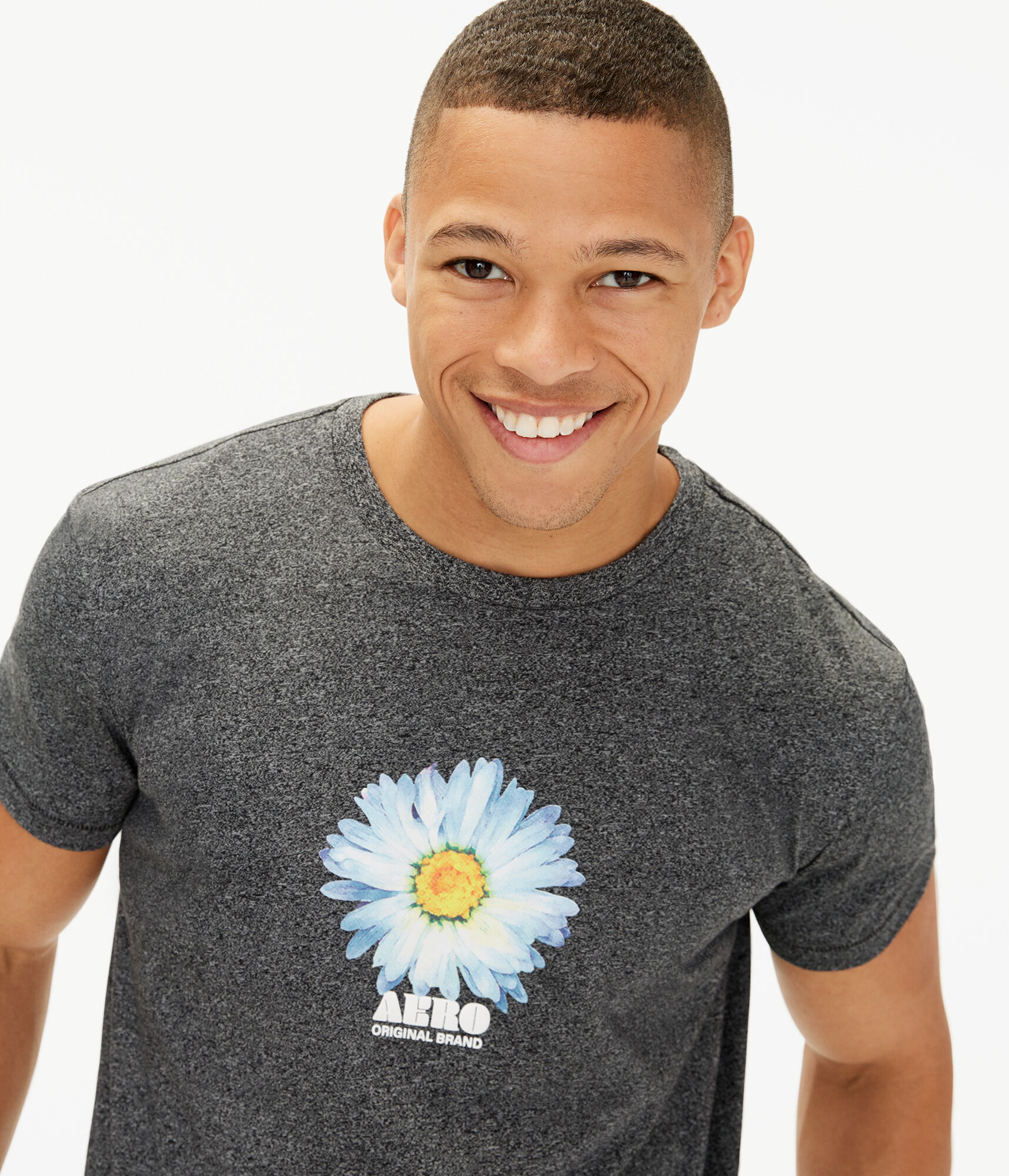 Aero Original Brand Flower Graphic Tee