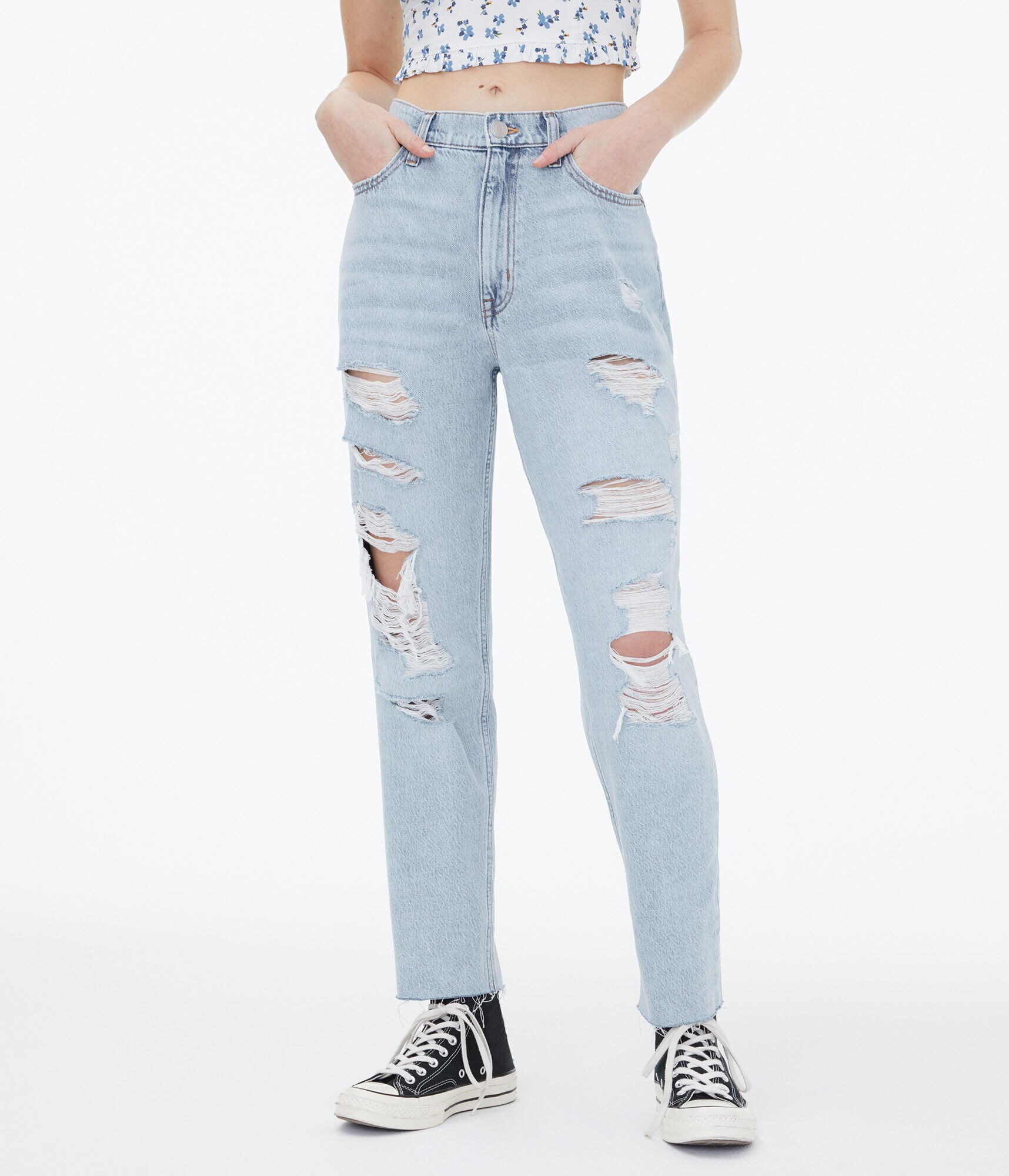 High-Rise Curvy Mom Jean
