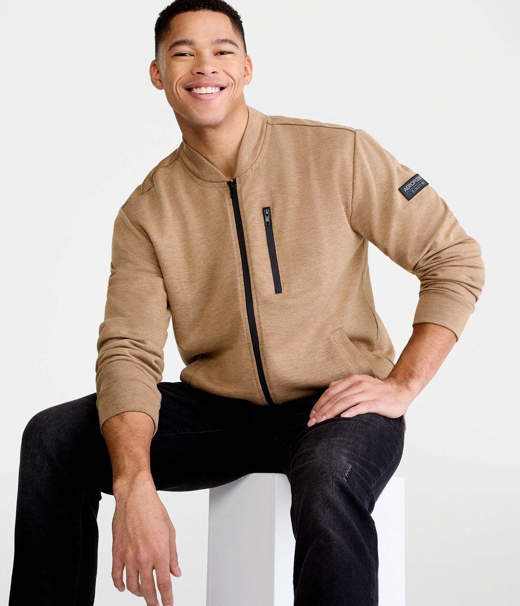 Aero MVMNT Tech Fleece Bomber Jacket