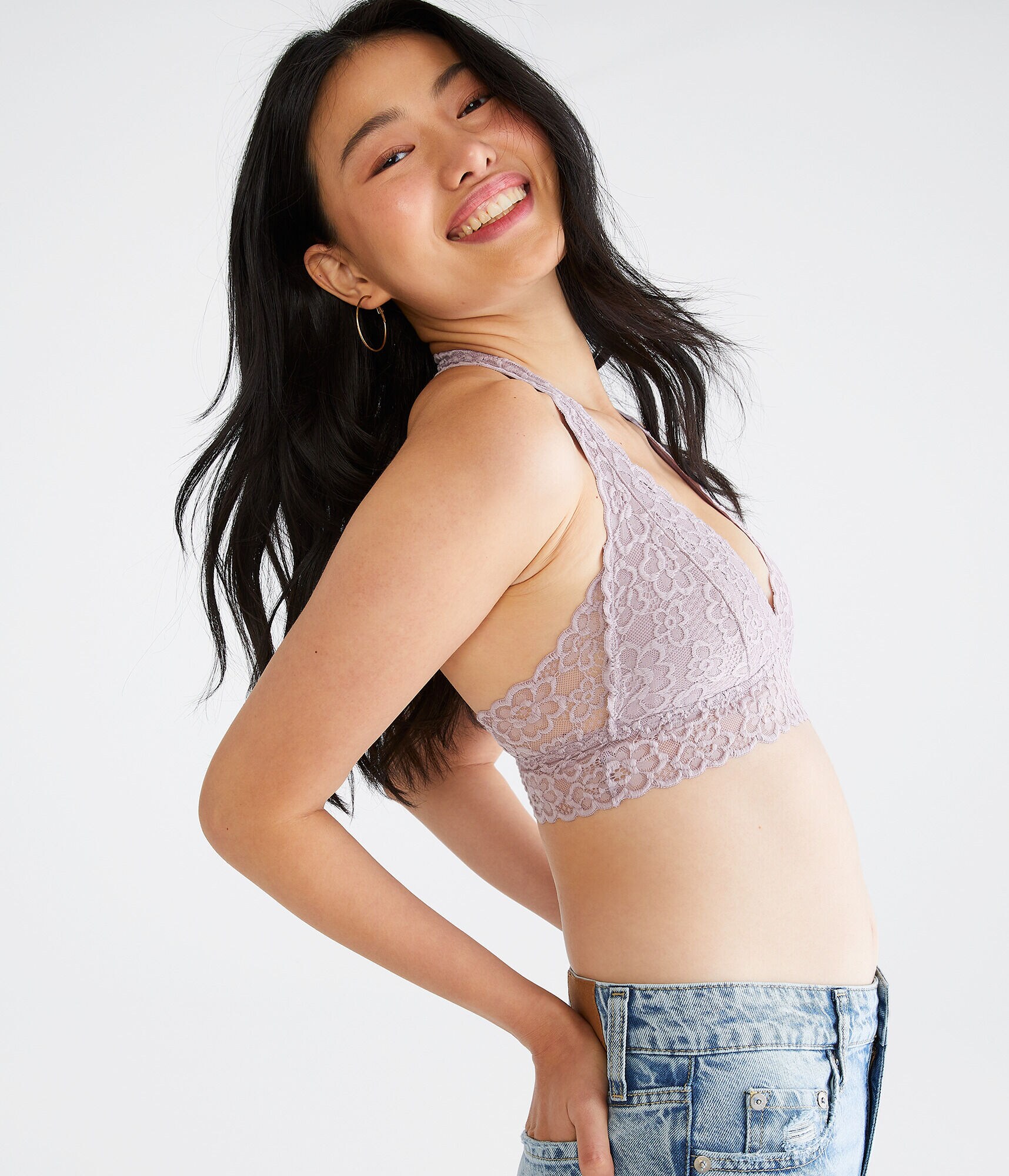 Lace Halter Bralette