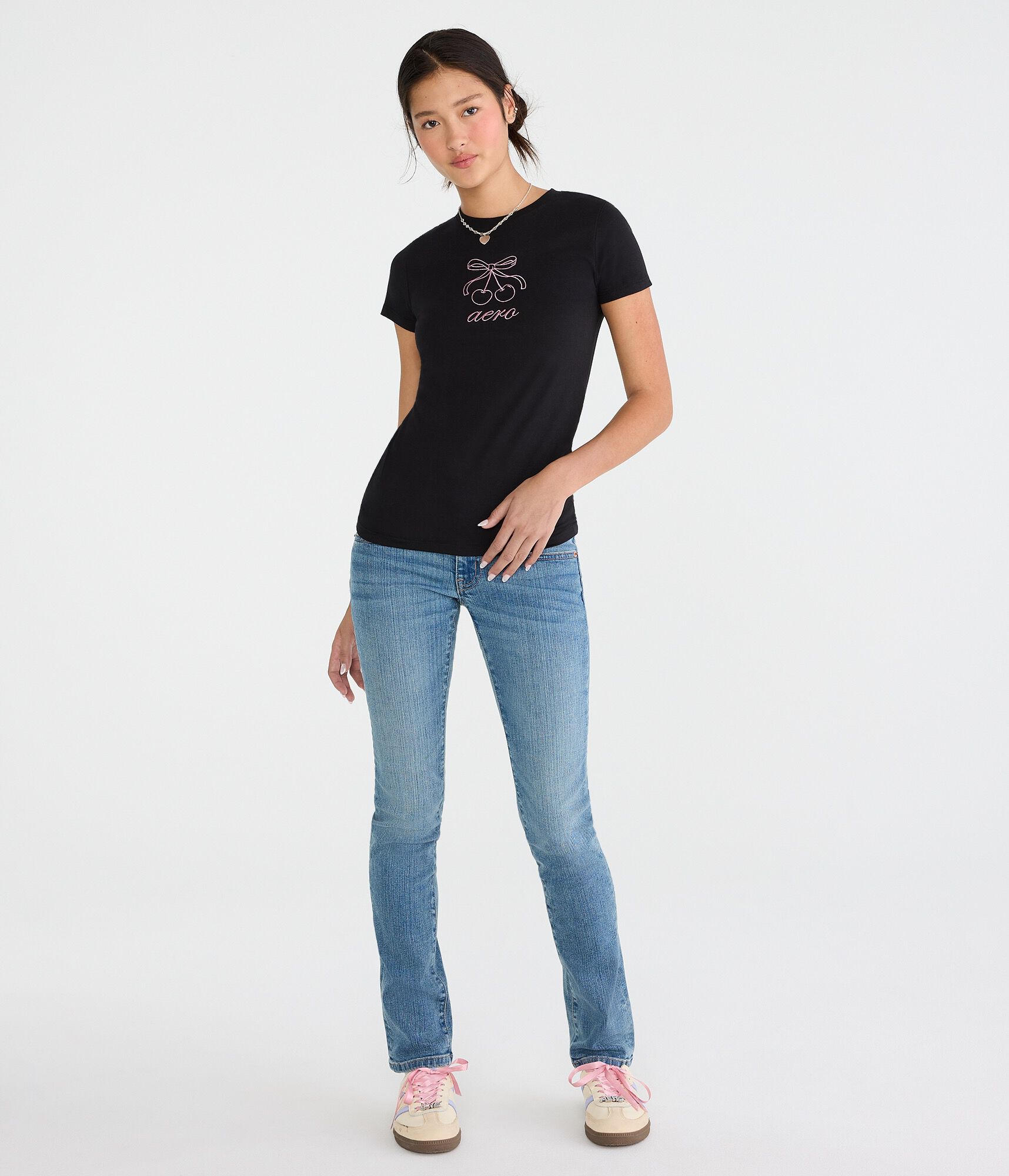 Aero Cherry Bow Graphic Tee