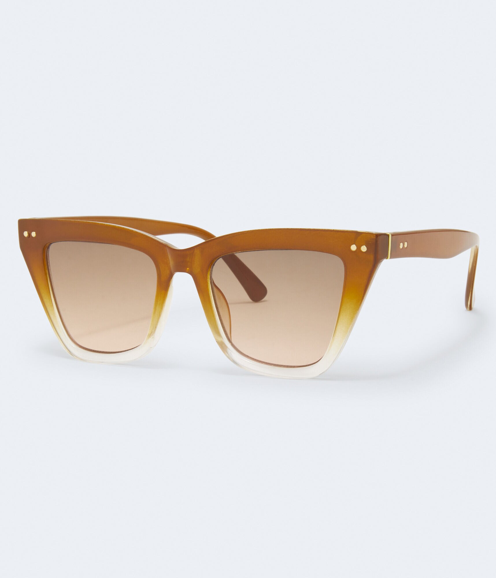 Retro Ombr&eacute; Cateye Sunglasses