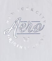 Aero Script Butterfly Foil Graphic Tee
