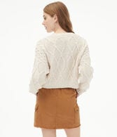 Mixed Cable Crew Sweater