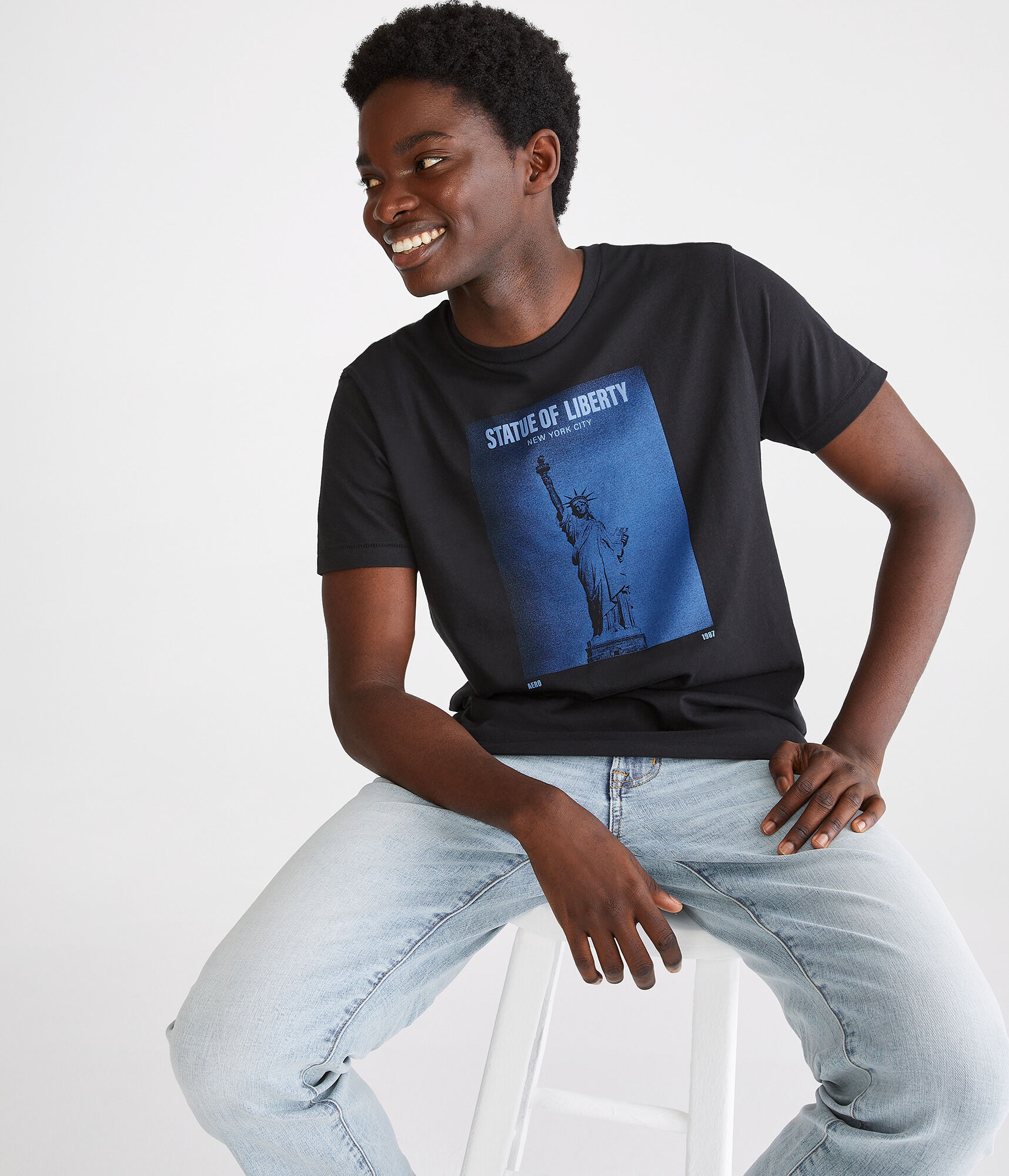 Aero Statue Of Liberty Graphic Tee