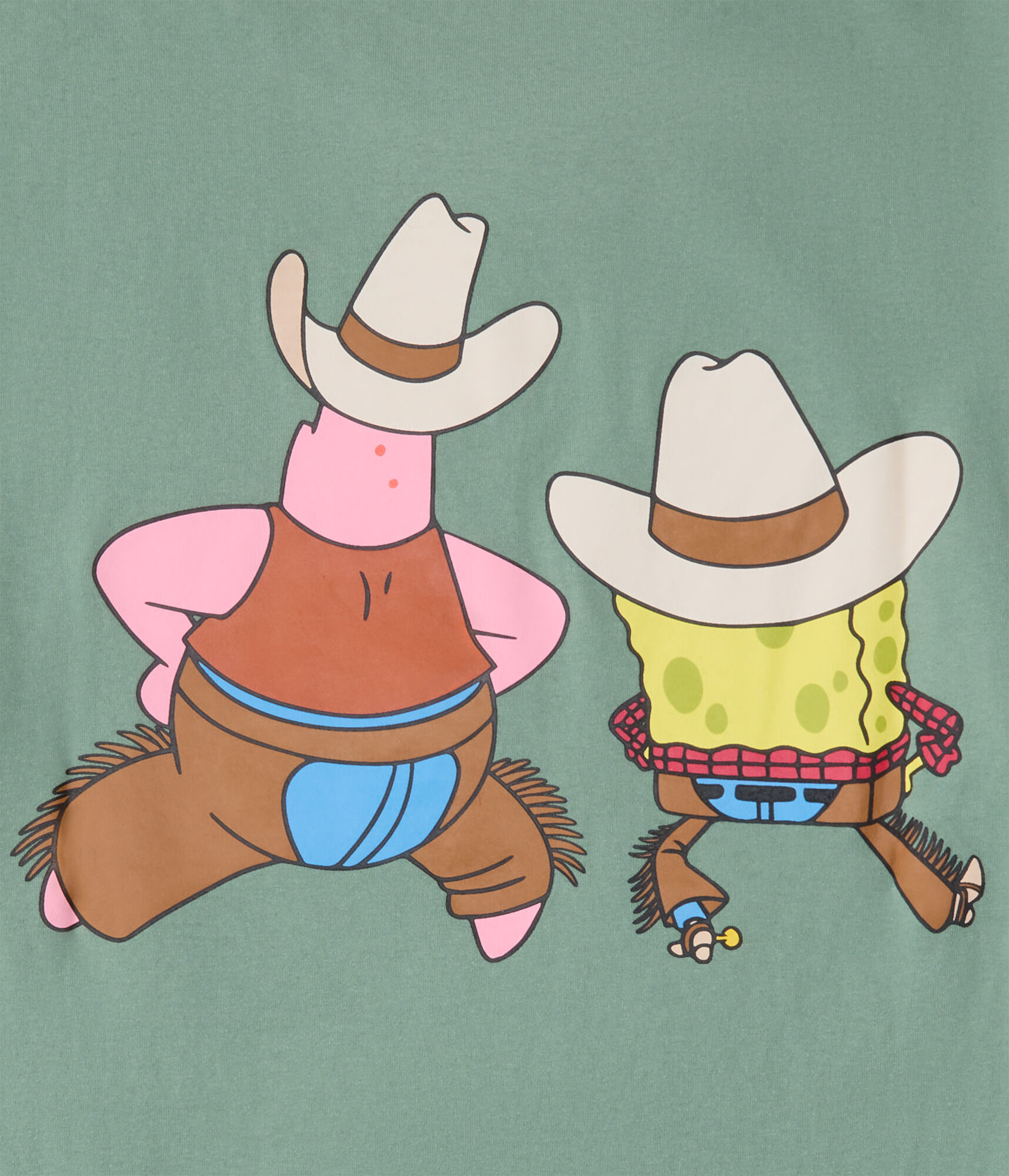 Western SpongeBob Relaxed Graphic Tee