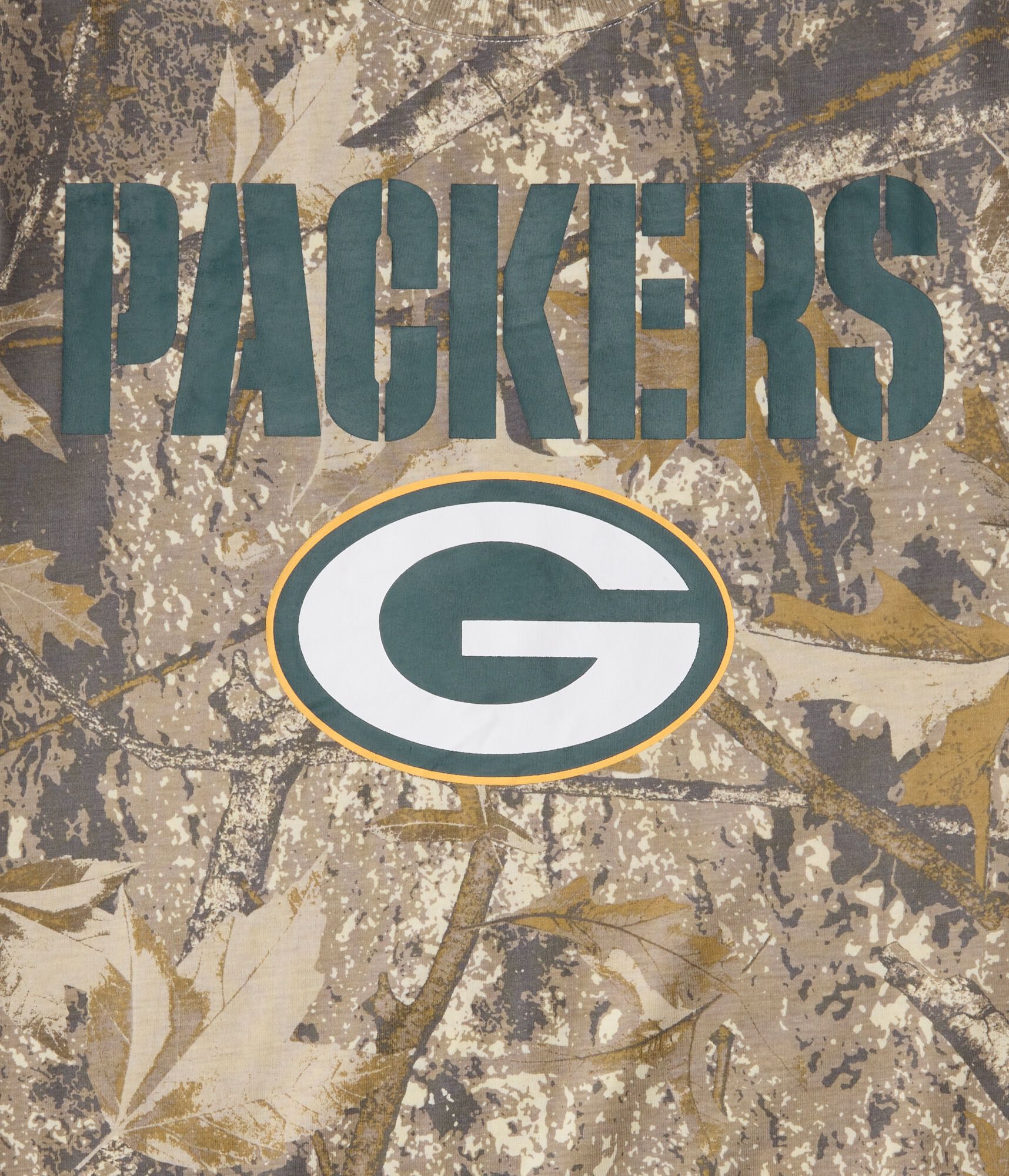 Green Bay Packers Forest Camo Relaxed Graphic Tee