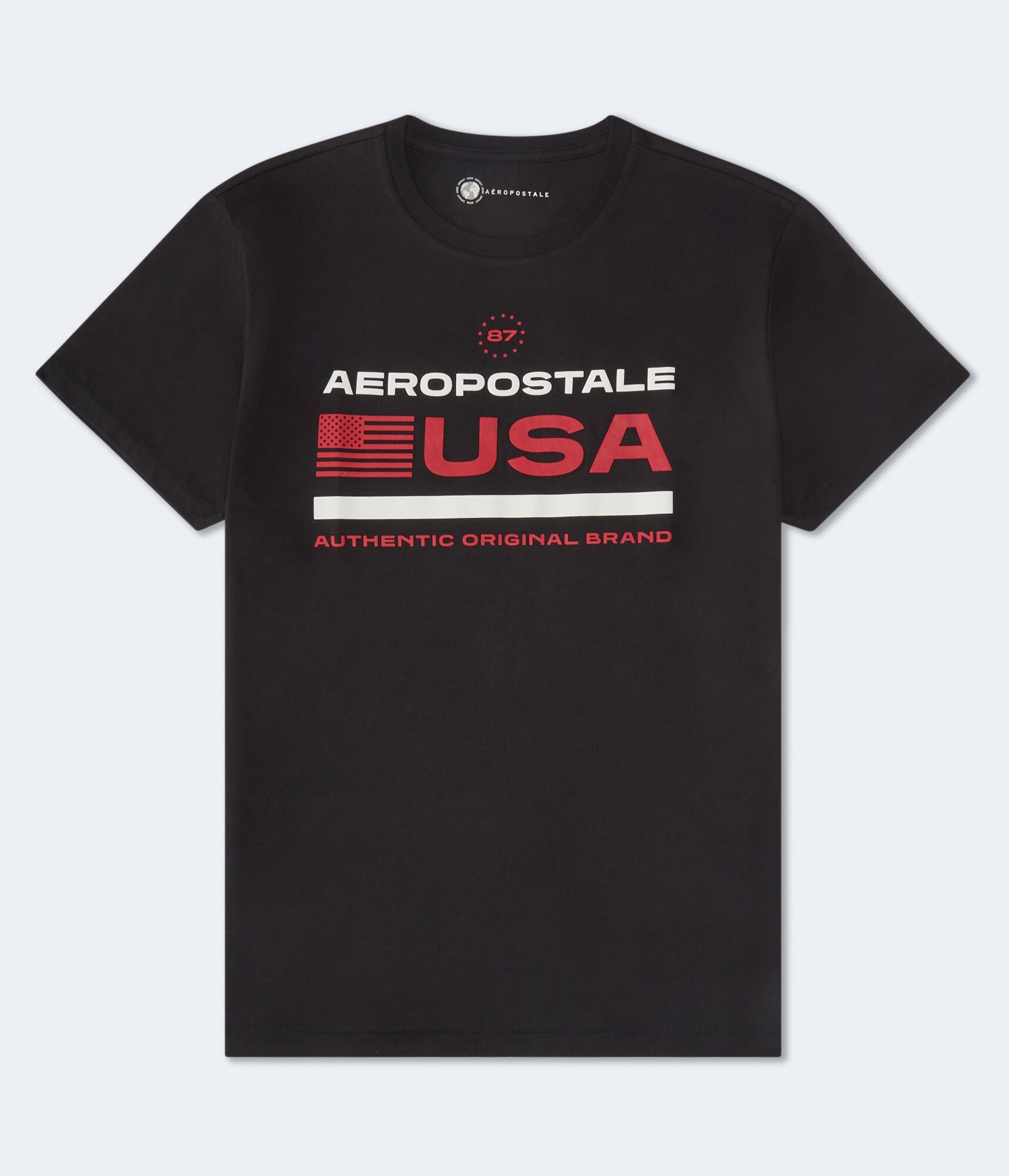 Aeropostale USA Flag Graphic Tee
