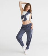 Racquet Club Slouchy High-Rise Cinched Sweatpants