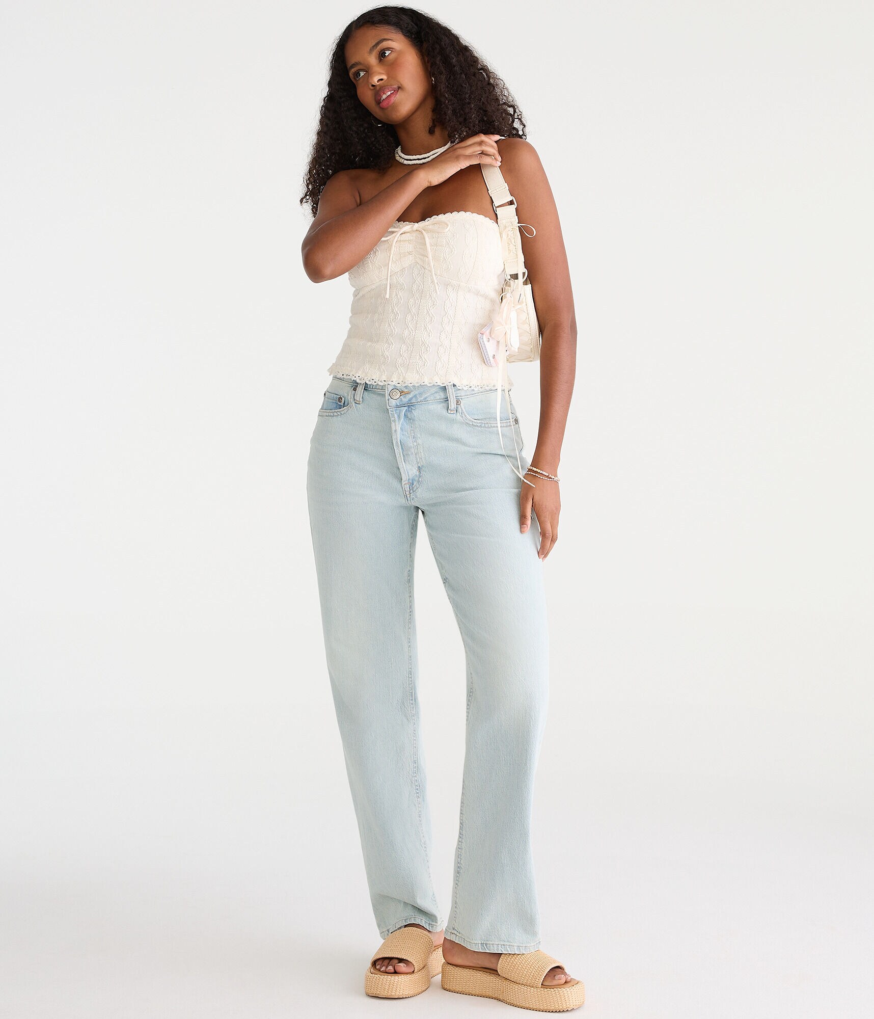 Curvy High-Rise Baggy Jean