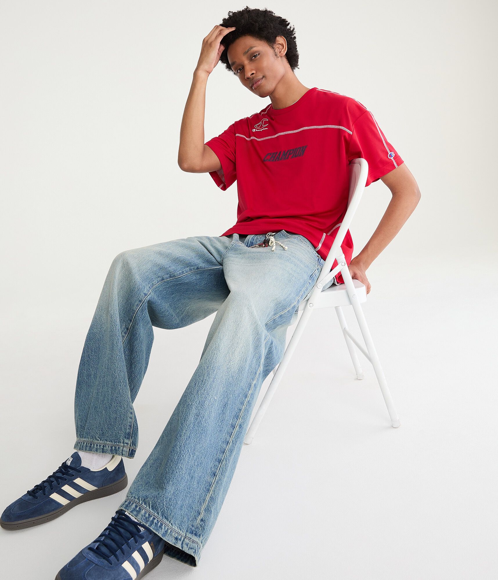 Champion Mesh Crew Top