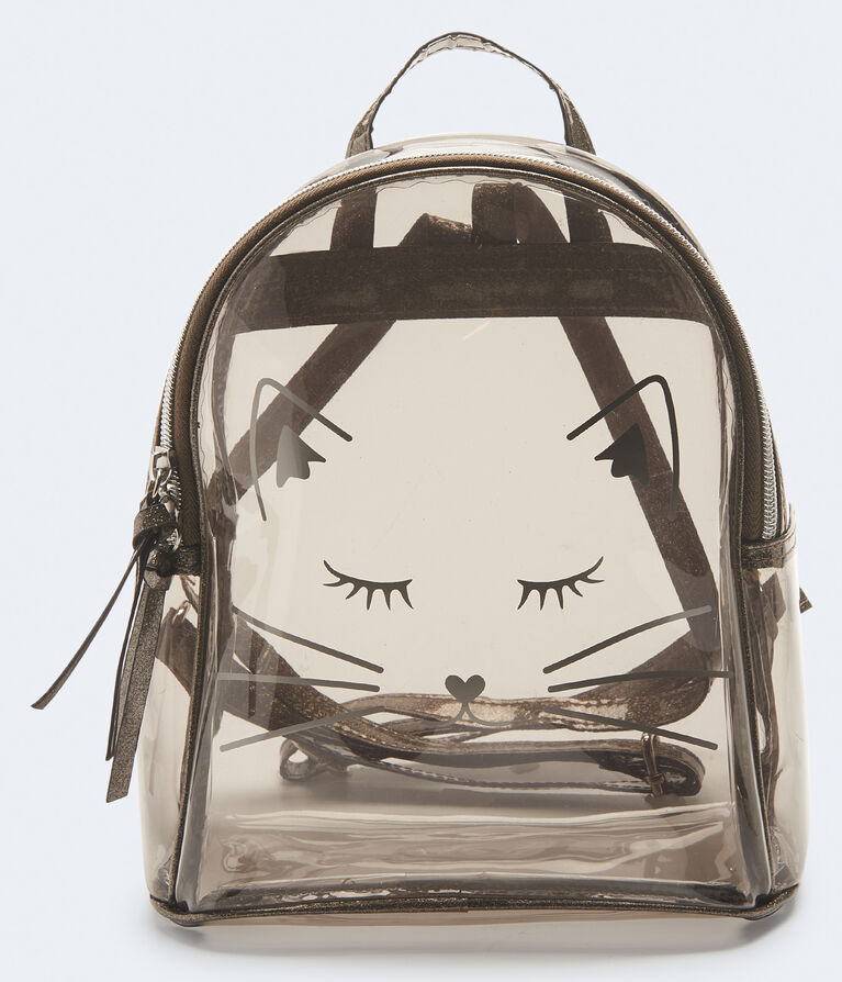 areopostale clear mini backpack 100% Transparent with Adjustable Straps Eastsport Perfect for festivals MADISON & DAKOTA Clear Mini