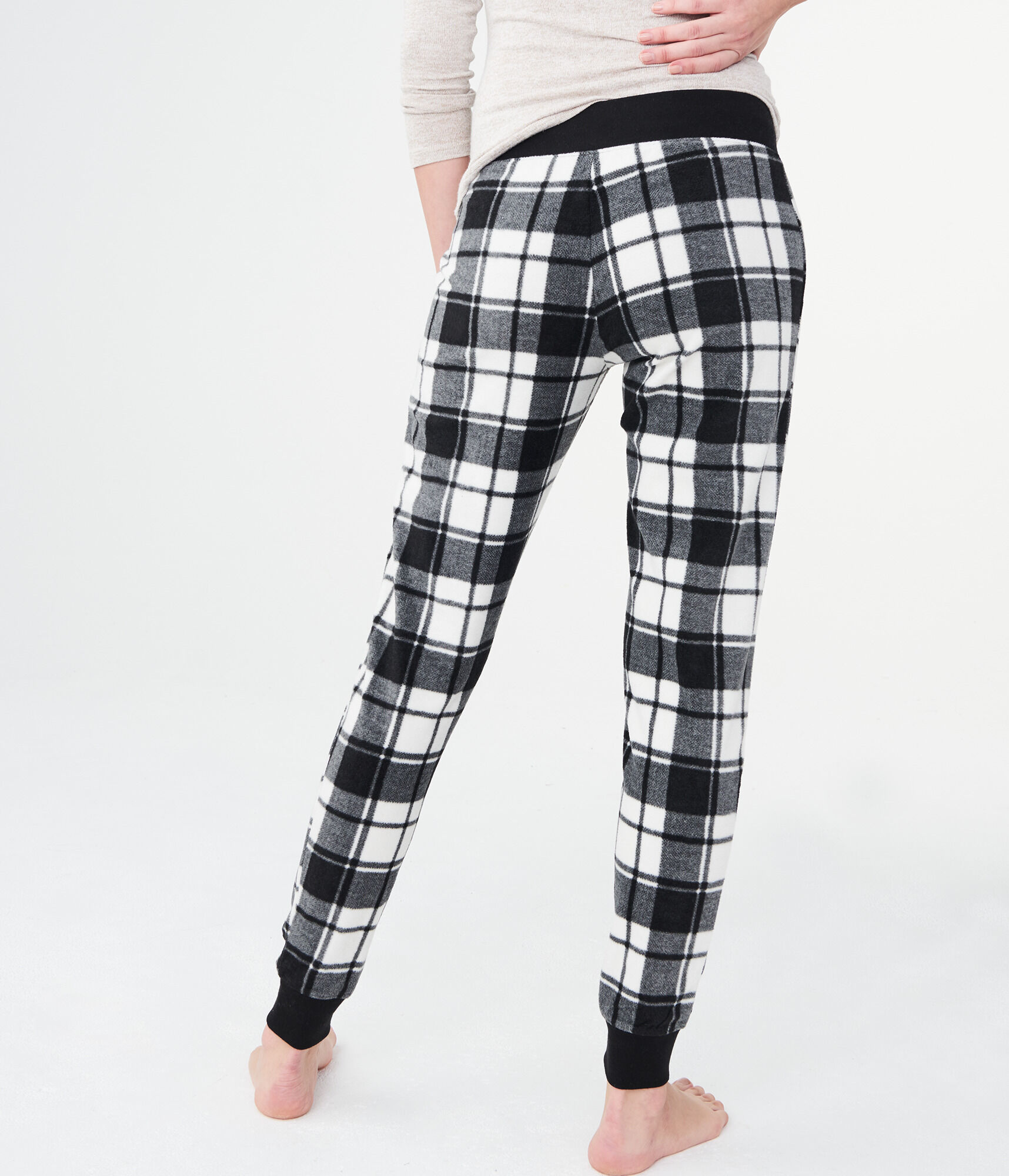 LLD Plaid Polyfleece Joggers