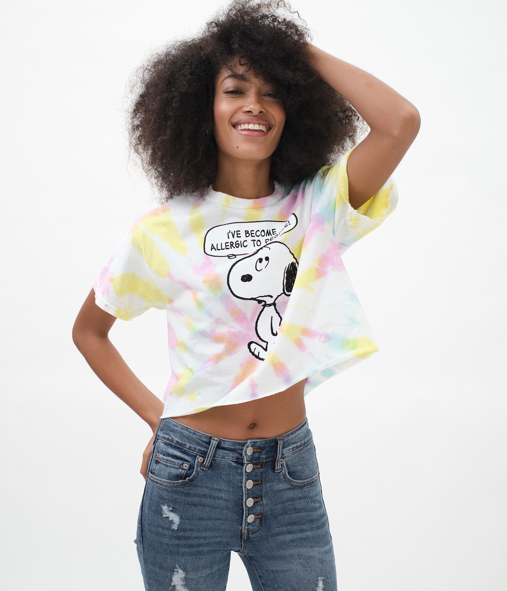 snoopy tie dye shirt