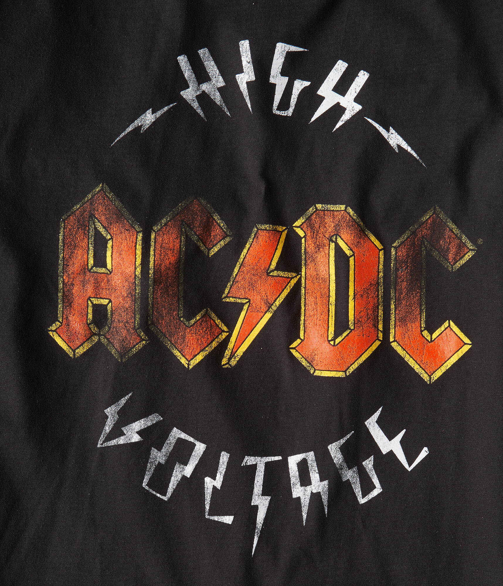 Long Sleeve AC/DC High Voltage Graphic Tee