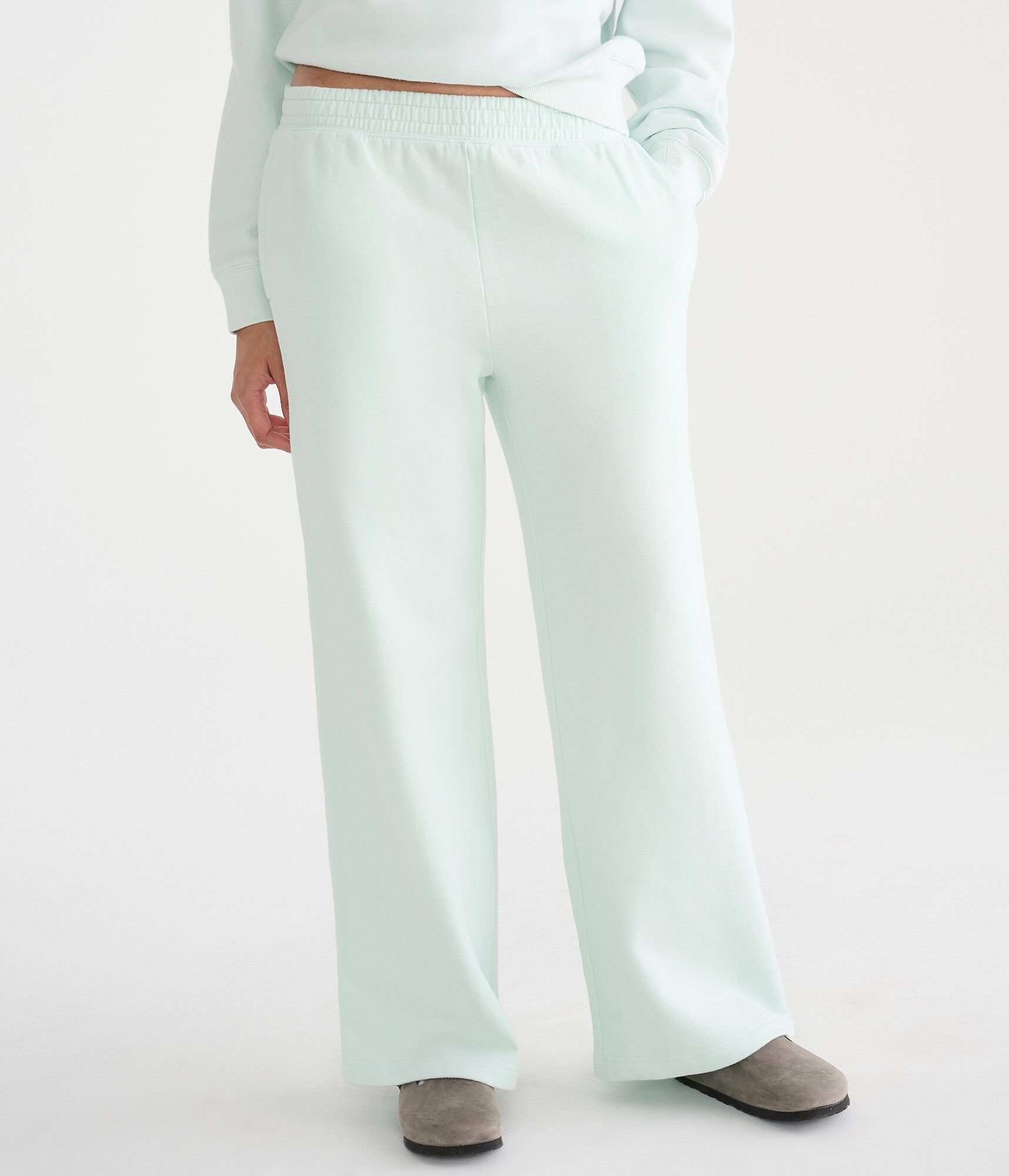 Cloud Soft Mid-Rise Wide Leg Sweatpants