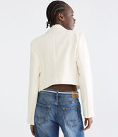 Solid Cropped Blazer