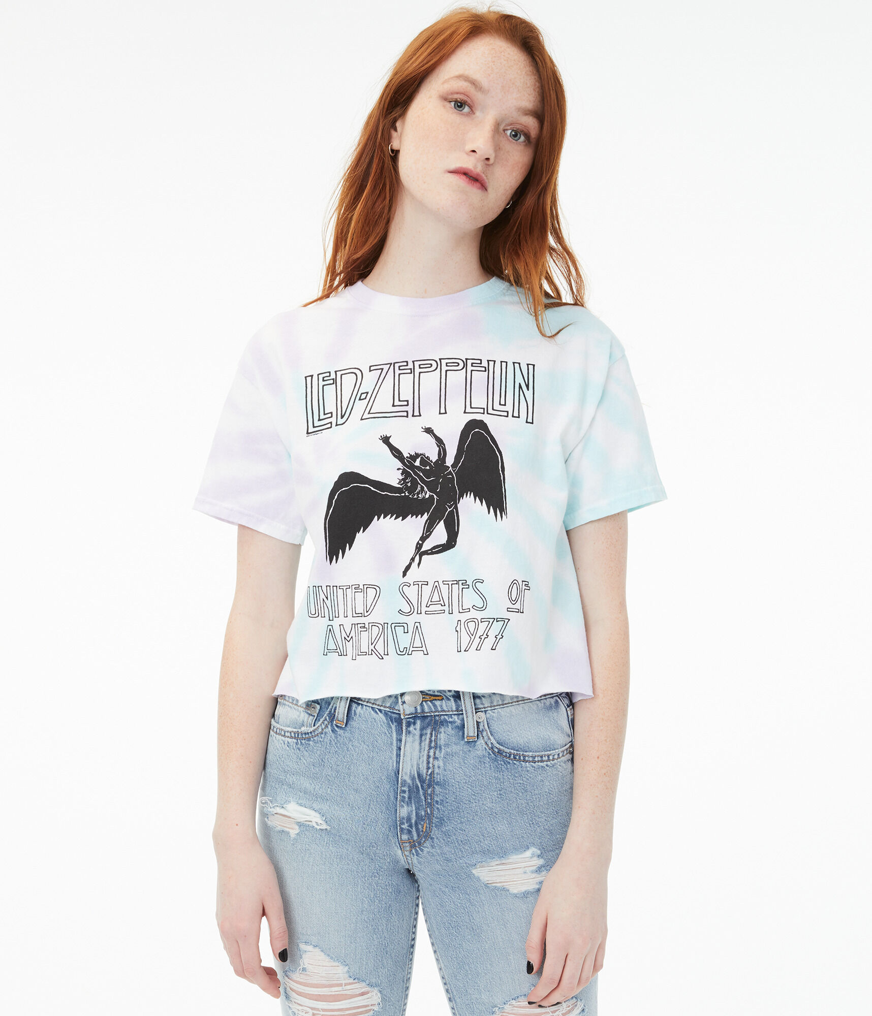 cropped graphic tee